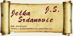 Jelka Srdanović vizit kartica